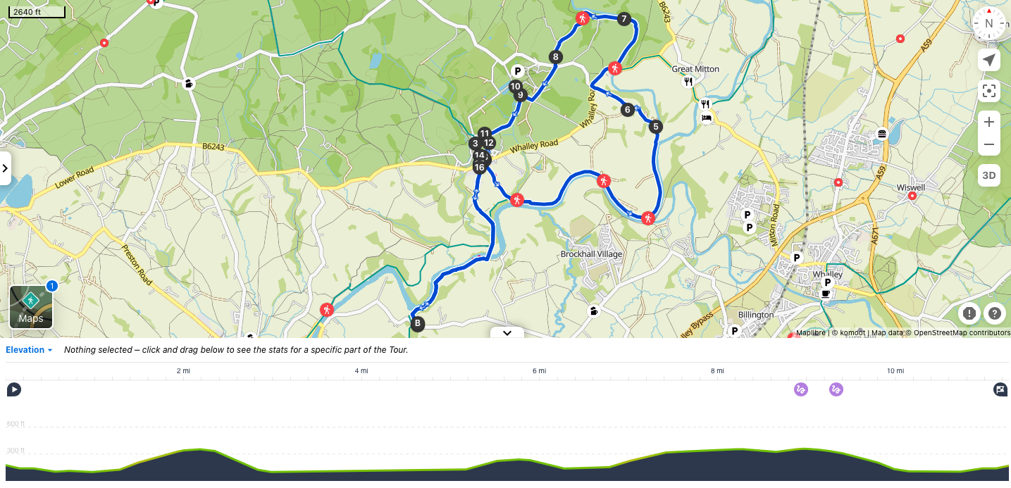 The Tolkien trail in the Ribble Valley. From Hurst Green but extended for a stroll along the Ribble River. Stonyhurst is a Jesuit college where Tolkien was teaching.