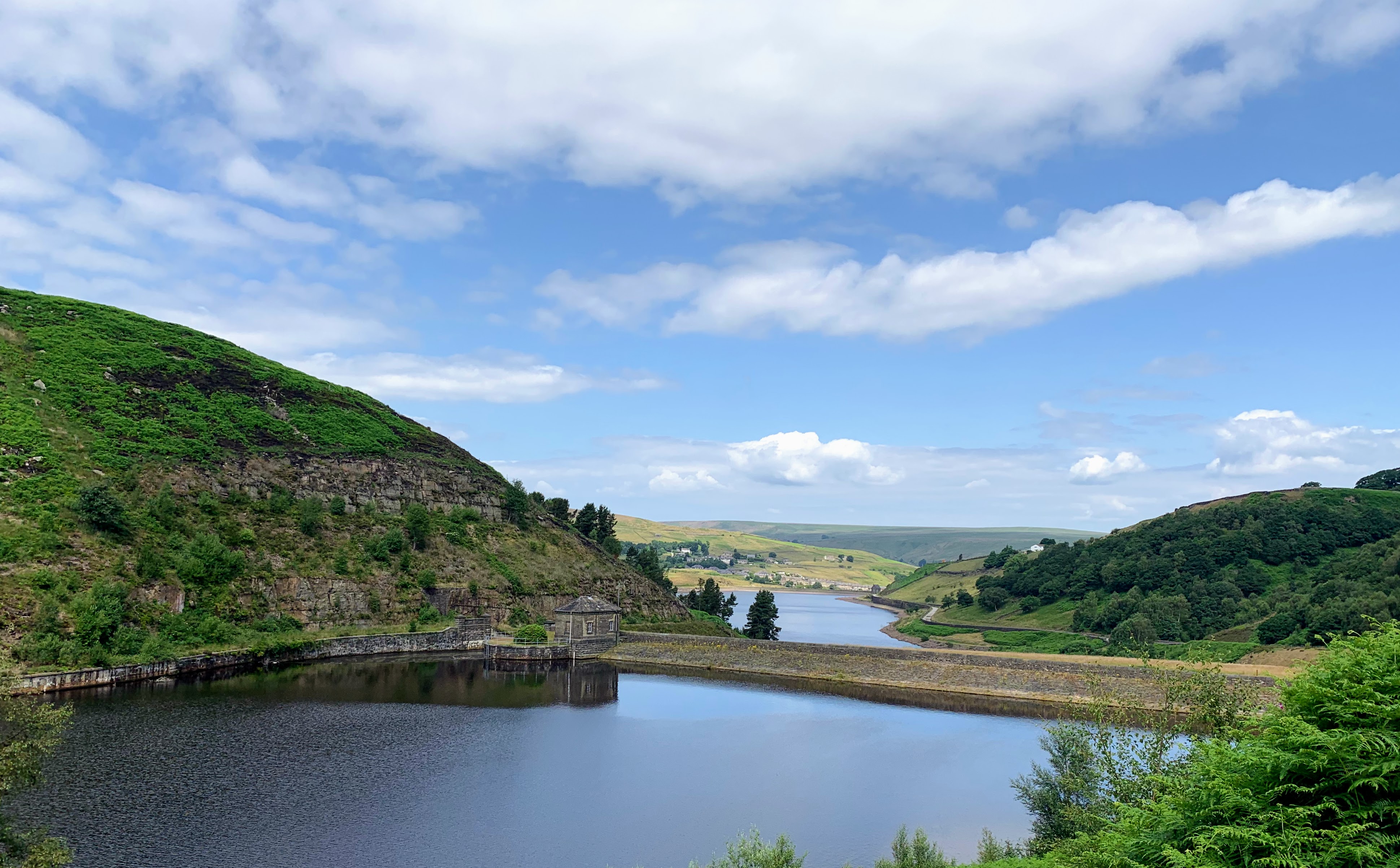 A 14 miles hike from the very pretty village of Marsden in the South Pennines in West Yorkshire (Edge of the Peak Districts). Take in the picturesque Butterly Reservoir, Black Hill, moorlands extending as far as you could see and Back Moss.