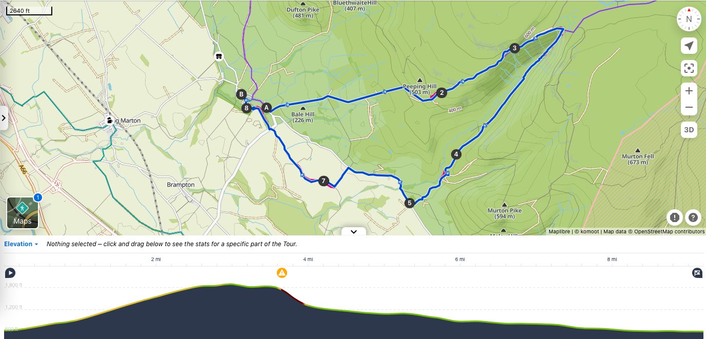 High Cup nick is dramatic U-shaped valley or "nick" at the head of High Cup Gill in the North Pennines. 
It was one of Alfred Wainwright's favourite feature on the Pennine Way. 
Start this walk from Dufton, walking up to the top and scramble down High Cup Gill. The views of the Eden Valley are as impressive from the top as they are from the valley.